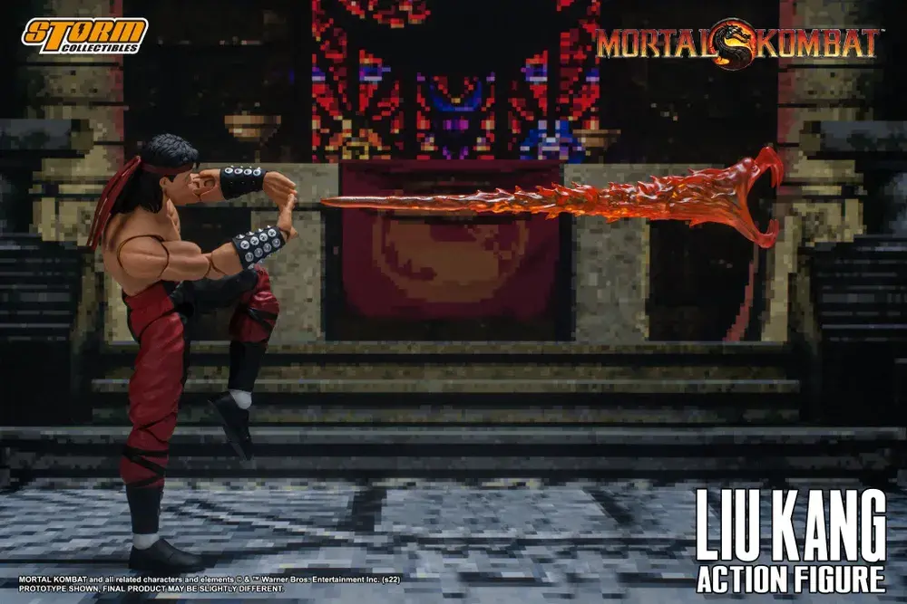 Фигурка Лю Кан и Дракон масштаб 1/12 Мортал Комбат Storm Collectibles