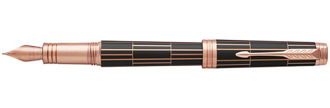 Ручка перьевая Parker Premier, Luxury Brown PG, F (1931397)