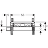 Монтажный элемент для душевой системы Geberit Kombifix 457.534.00.1