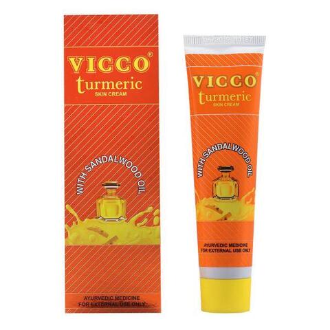 TURMERIC Cream Vicco (Викко Турмерик крем с куркумой и маслом сандала), 30 г.