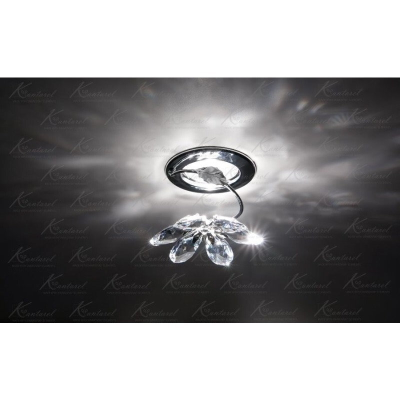 Встраиваемый светильник Kantarel BLOSSOM CD 015.2.2/1 crystal