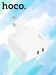 Зарядное устройство C110A Lucky с двумя портами Type-C 35W