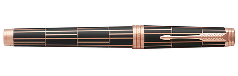 Ручка перьевая Parker Premier, Luxury Brown PG, F (1931397)