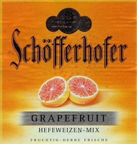 Пиво Schofferhofer Grapefruit