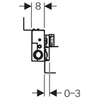 Монтажный элемент для душевой системы Geberit Kombifix 457.534.00.1