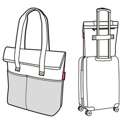 Сумка foldbag canvas grey