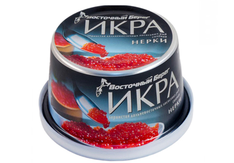 Икра красная нерки "Восточный Берег", 125г