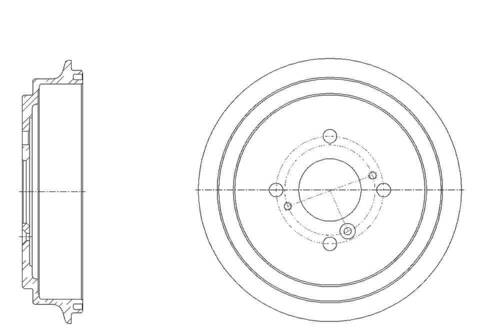 Барабан тормозной G-brake  GD-06347