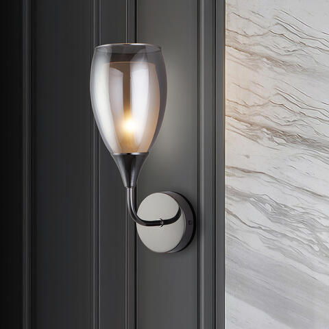 Настенный светильник 50285/1 черный жемчуг