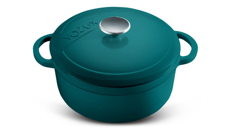 Кастрюля 3.8л Voeux Profond бирюзовая