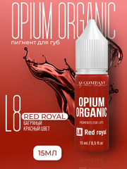 L8 RED ROYAL ORGANIC пигмент для губ TM AS-Company OPIUM COLORS