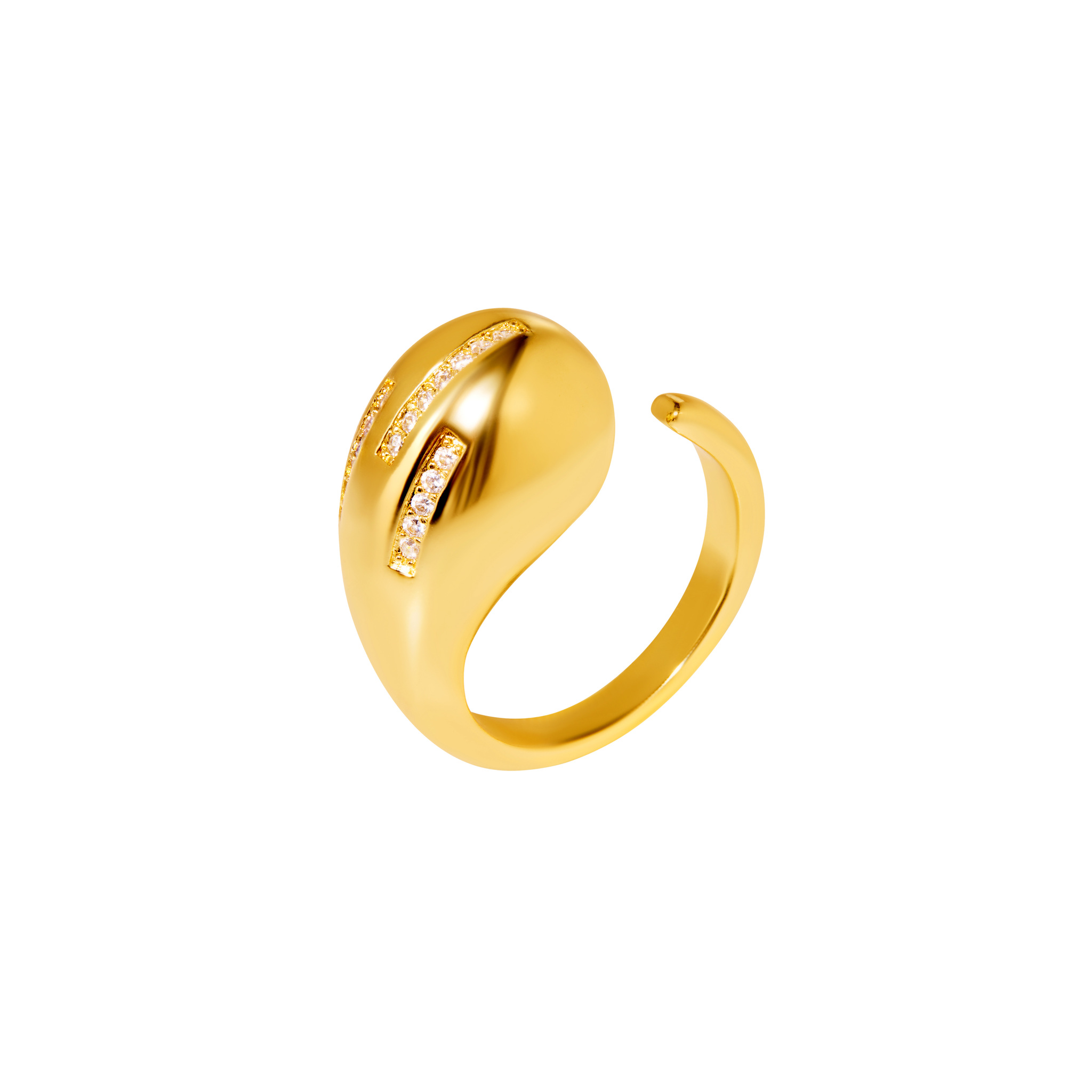 

Кольцо Crystal Dribble Ring