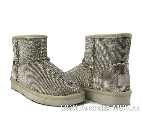 UGG & Jimmy Choo Short Serein II Mini Silver