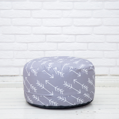 Пуф дизайнерский (светлые стрелки)