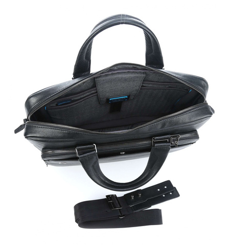 Сумка мужская Piquadro Black Square, чёрный, кожа натуральная (CA4027B3/N)