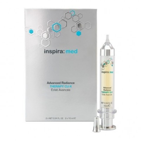 INSPIRA MED: Омолаживающая сыворотка с пептидами меди и витамином С для обновления и сияния кожи лица (Advanced Radiance Therapy CU-X)