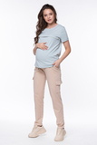 Спортивные брюки для беременных 12355 св.бежевый