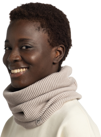 Шарф Buff Knitted & Fleece Neckwarmer Renvi Birch Gray фото 2