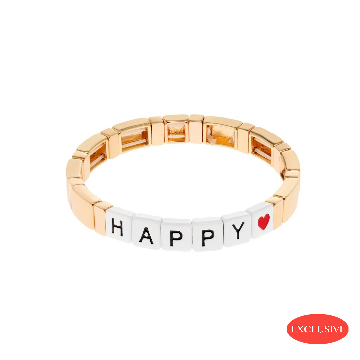 DÉJÀ VU Браслет Happy Gold Bracelet déjà vu браслет gold puffy heart bracelet blue