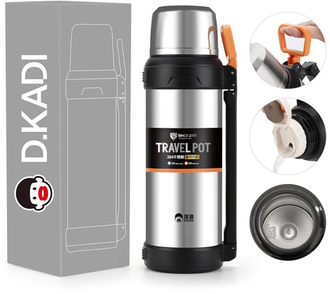 Картинка термос Skully KD9059-2 Stainless Steel - 12