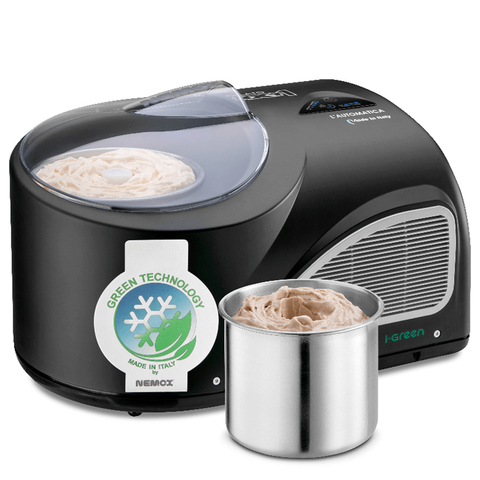 Мороженица Nemox Gelato NXT-1 I-Green черная 1,7 л (автоматическая)