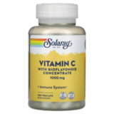 Витамин C с концентратом биофлавоноидов, Vitamin C with Bioflavonoid concentrate, Solaray, 100 вегетарианских капсул 1