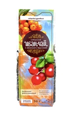 Иван -чай  "с Облепихой и брусникой" / пачка / 50 гр / Сибирский Иван-Чай / Солнечная Сибирь