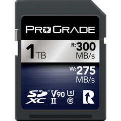 Карта памяти ProGrade Digital 1TB UHS-II SDXC Iridium UHS-II SDXC V90 300/ 2750 MB/s