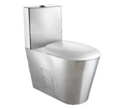 Унитаз напольный нерж. сталь NOFER 13016.S матовый