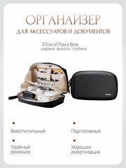 Органайзер UGREEN LP931 (65554) Electronics Accessories Travel Organizer, черный