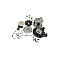 Корпус насоса водяного QUATTRO ELEMENTI G1001Inox в сборе (910-195-003013)