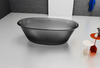 Abber AT9707Onyx прозрачная ванна из полиэфирной смолы 170x75x55