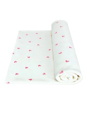 Пеленка Сердечки pink