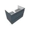 Aquatek AQ77080-MG AQ77080-MG Комплект мебели: Тумба 80см ВЕГА с раковиной AQ0480-00, 2 ящика, цвет серый мат