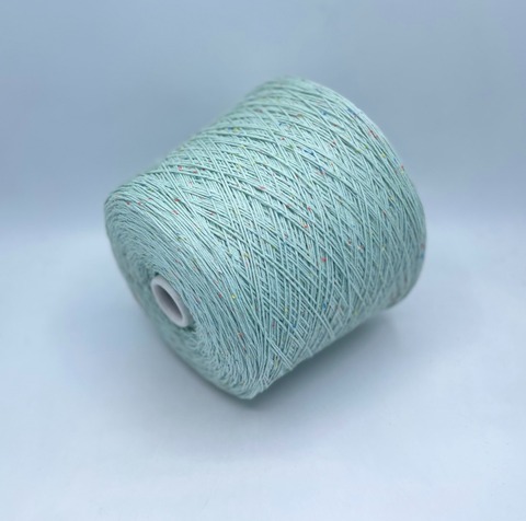 Luxury Selection by Ri.Go (пр.Италия), art-Madras tweed, 300м/100гр. 98%Хлопок, 2%Вискоза , цвет-Мятный,твидовый(6220), арт-34996