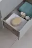 Aquanet 274127 Тумба с раковиной Алвита new 60 2 ящ. цв. серый (274127)