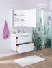 Aquanet 242522 Тумба с раковиной Гласс 60 цв.белый (242522)