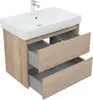 Aquanet 287902 Компл.2 - Тумба Nova Lite 75 2 ящ. цв. дуб крафт (287902)