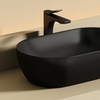 Ceramica Nova Twist CN12001MB Раковина, 50 см, сантехфарфор, накладная, черный матовый