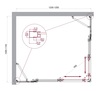 BelBagno LUCE-AH-22-125/110-C-Cr LUCE-AH-22-125/110-C-Cr Душевой уголок