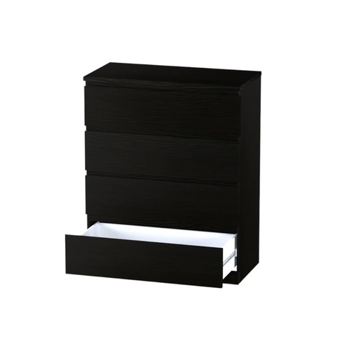 Комод Варма 4, 80*100*40см, черный ясень