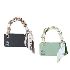 Ручка из цепочки с платком S-29