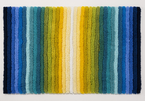 Коврик 60х100 Abyss & Habidecor Санта Круз 302 сине-желтый