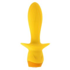 Желтая анальная вибропробка Mellow Yellow - 13,5 см. - 