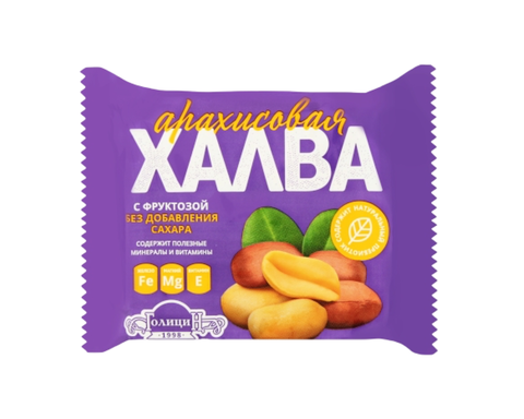 Халва АРАХИСОВАЯ с Фруктозой, 180г