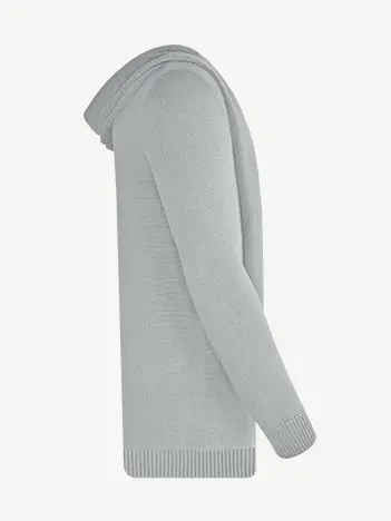 Кардиган с капюшоном из мягкой шерсти