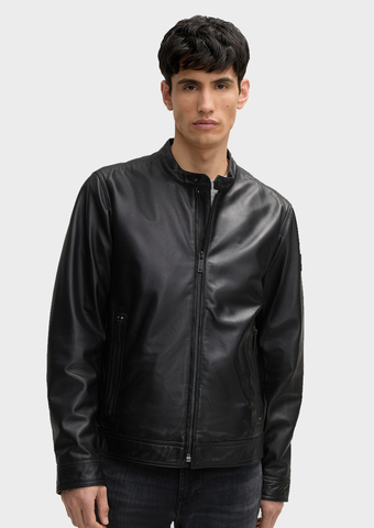 Куртка кожаная Strellson Jace-Slim Black