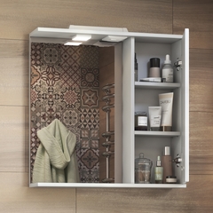 Шкаф навесной с зеркалом Diana 700 (правый) со спотом