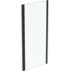 Ideal Standart K9374V3 CONNECT 2 L Фиксированная боковая панель 90 см, высота 195 см, безопасное прозрачное стекло 6 мм, антиизвестковое покрытие Ideal Clean, алюминиевый профиль Silk Black, регулировка профиля до 50 мм