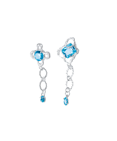 Серьги SPRING EARRINGS blue